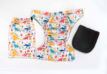 Load image into Gallery viewer, Dino Roar Reusable Nappy Set