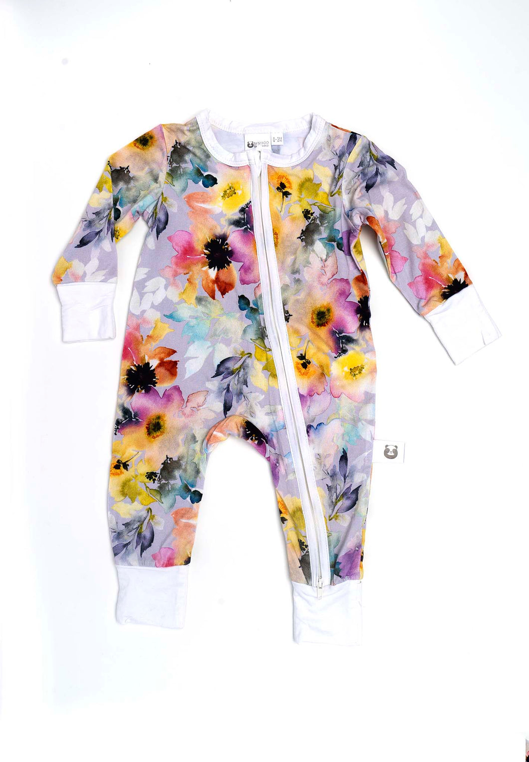 Watercolour Long Sleeve Onesie