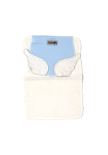 Load image into Gallery viewer, Organic Powder Blue Angel Washcloth