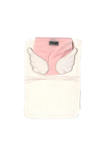 Organic Blush Pink Angel Washcloth