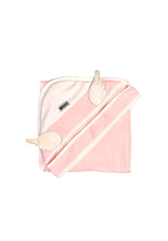Load image into Gallery viewer, Organic Blush Pink Angel Towel with Belt