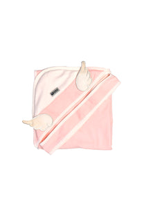 Organic Blush Pink Angel Towel with Belt
