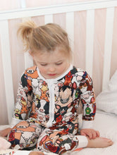 Load image into Gallery viewer, Toddler sat down wearing animal onesie