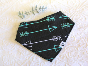 Black Bib with green and white shooting arrows.